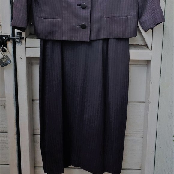 Vintage Justin McCarty Sheath Dress with Matching Jacket - Picture 2 of 11